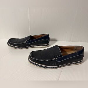 Sedagatti navy slip-on leather loafer shoe men size 12